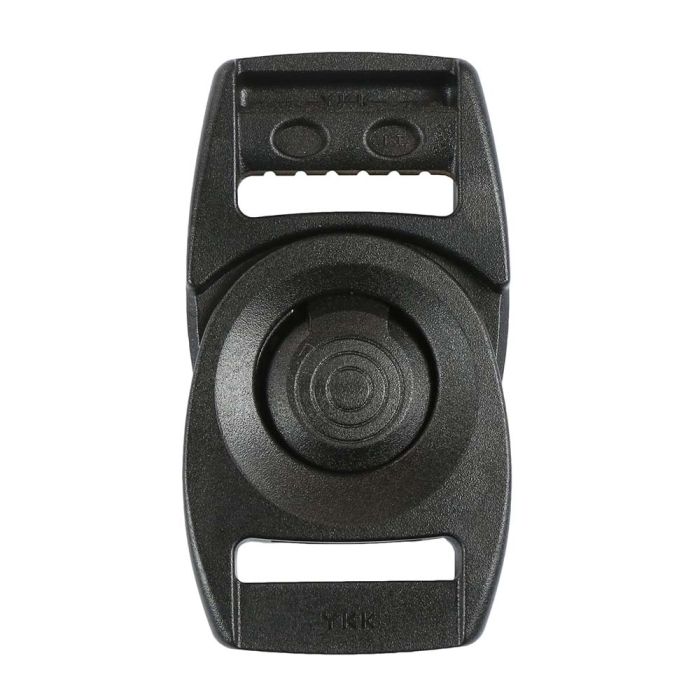 3/4 Inch Plastic Rotating Center Release Buckle Black