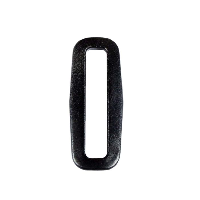 1 1/2 Inch Plastic Loop Black