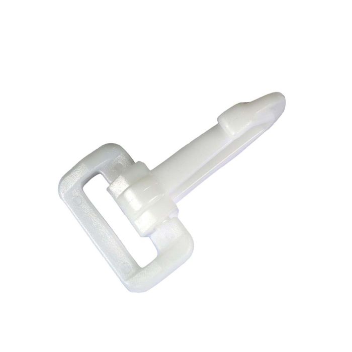 1 Inch Plastic Swivel Snap Hook White