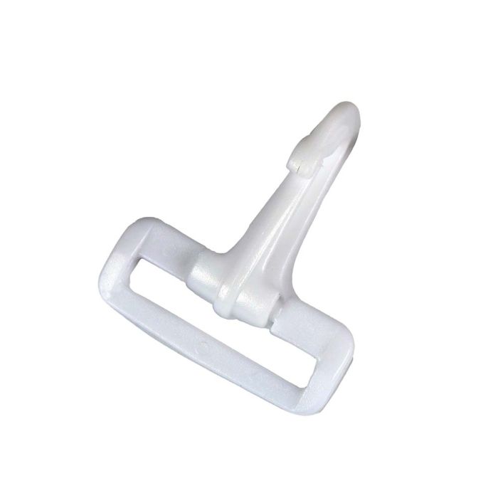1 1/2 Inch Plastic Swivel Snap Hook White