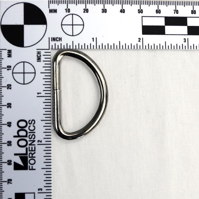 1 1/2 Inch Clearance Metal Rounded D-Ring Heavywire