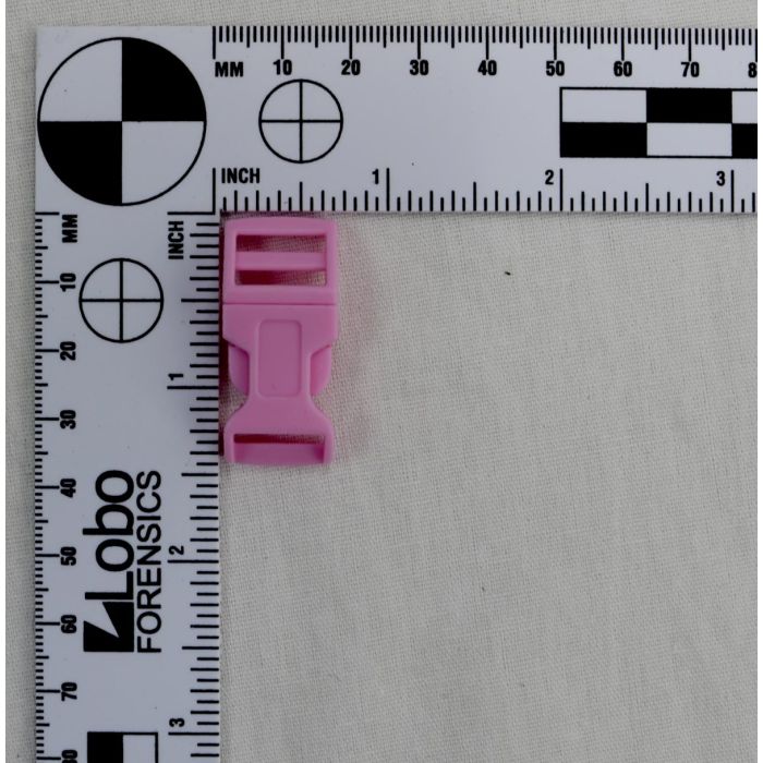 1/2 Inch Clearance Plastic Side Release Buckle Contoured Pink