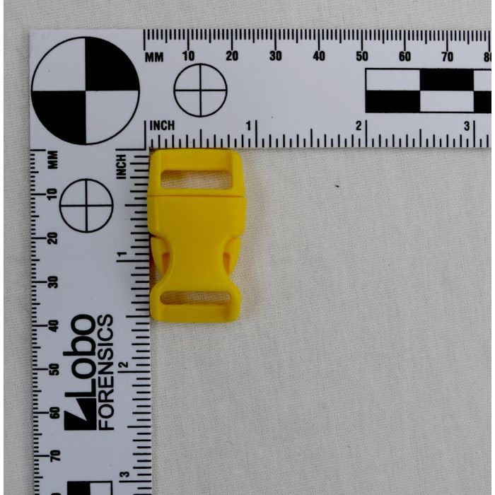 5/8 Inch Clearance Plastic Side Release Buckle No Adjust Yellow