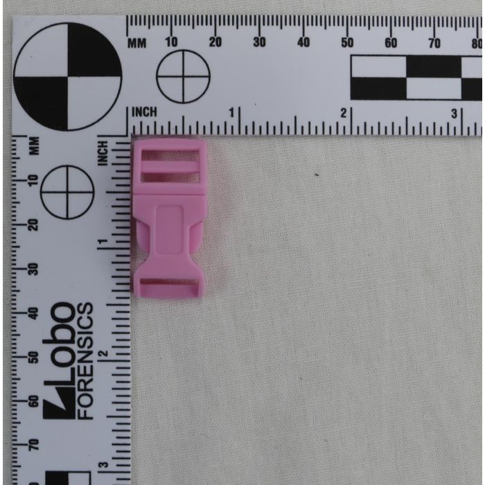 5/8 Inch Clearance Plastic Side Release Buckle Contoured Pink