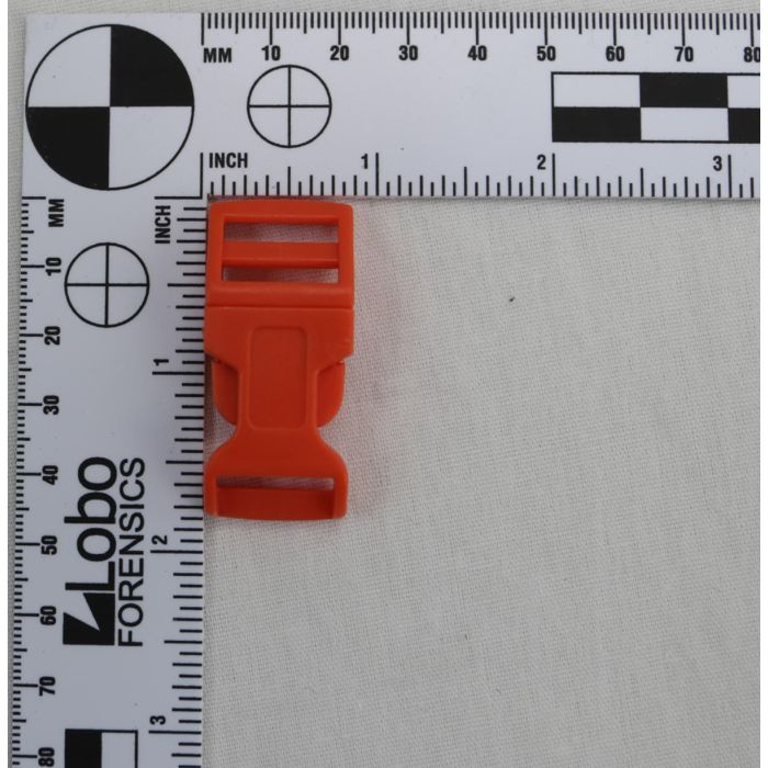 5/8 Inch Clearance Plastic Side Release Buckle Contoured Orange