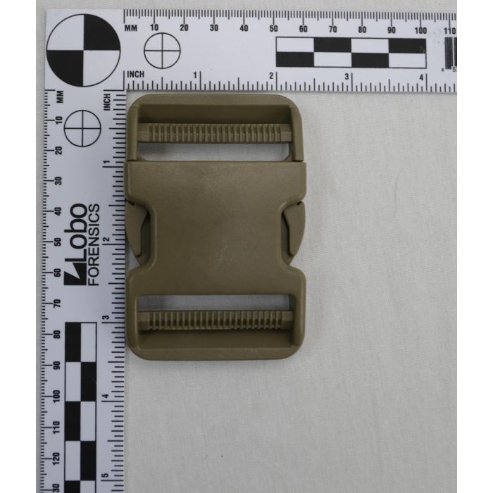 2 Inch Clearance Plastic Side Release Buckle Double Adjust Tan