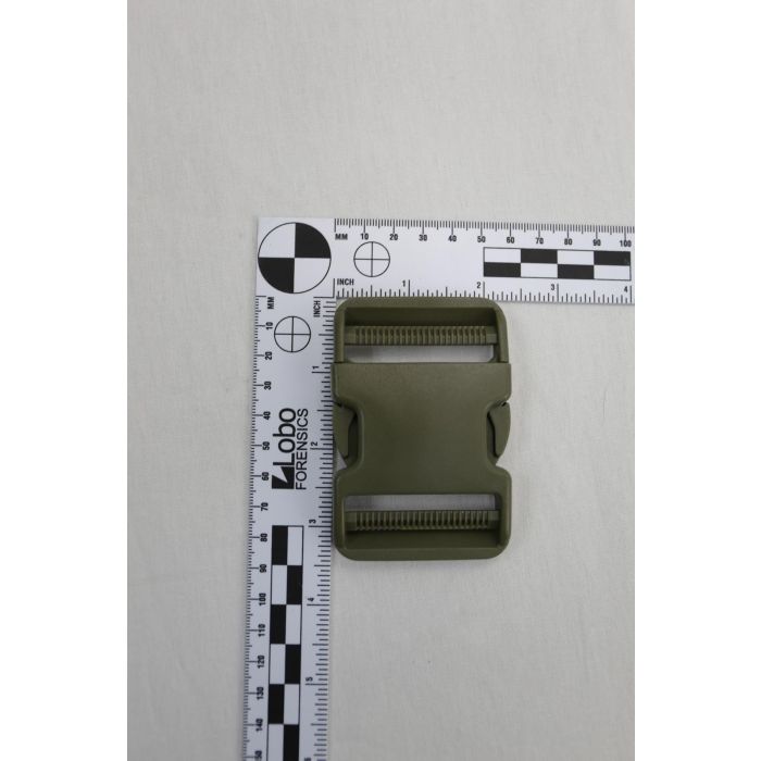 2 Inch Clearance Plastic Side Release Buckle Double Adjust Olive Drab
