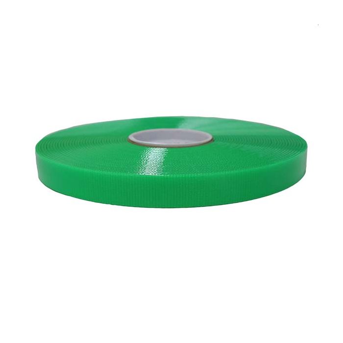 25 Foot Roll of 1 Inch Biothane Hot Green Translucent