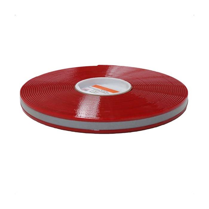 25 Foot Roll of 3/4 Inch Biothane Light Red Reflective