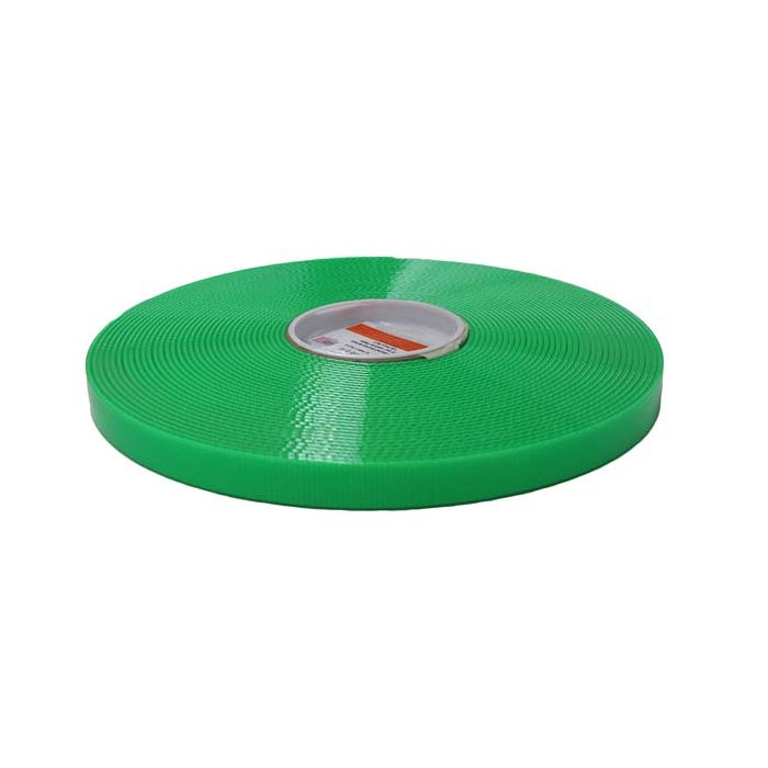 100 Foot Roll of 3/4 Inch Biothane Hot Green Translucent