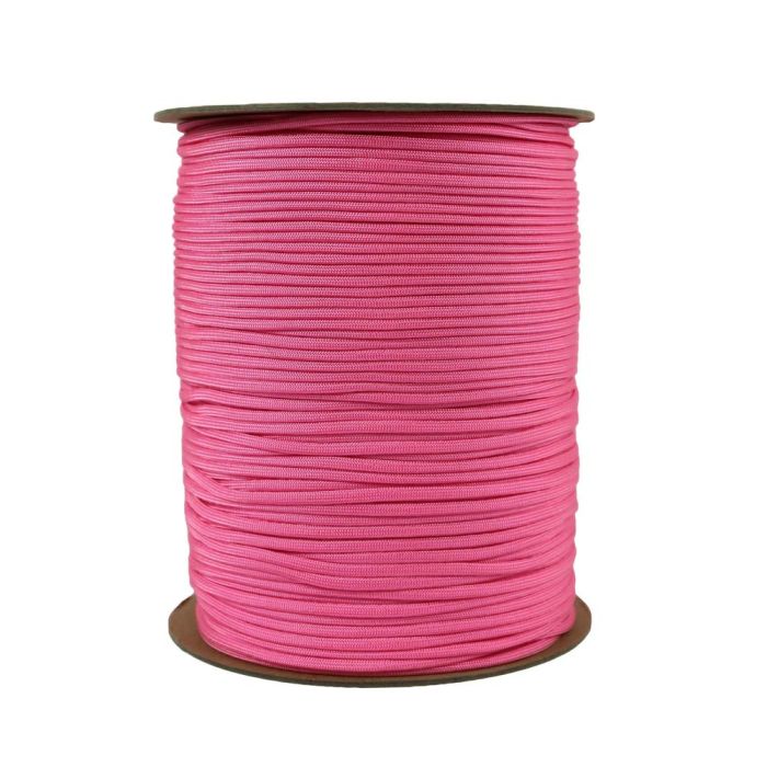 1/8 Inch Parachute Cord - Cotton Candy Pink