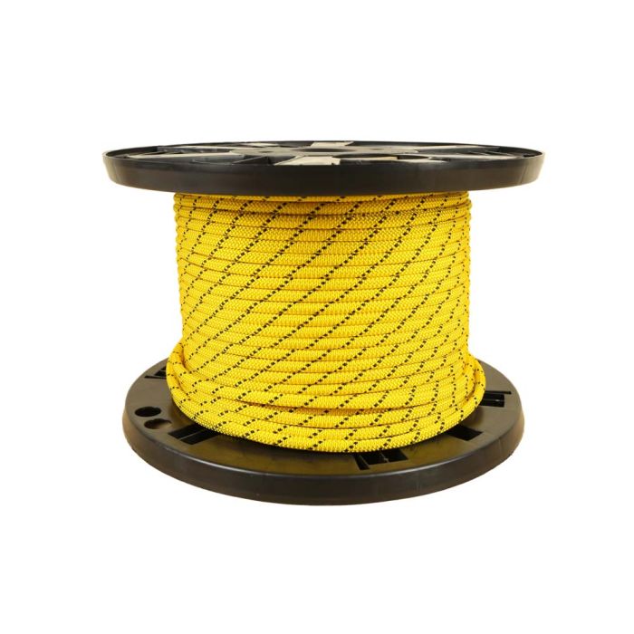 6mm Prusik Cord - Yellow with Black Tracer