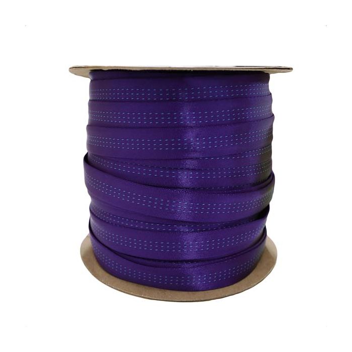Full Roll of 1 Inch Blue Water Tubular Purple
