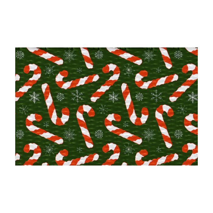 1 Inch Candy Canes Picture Quality Polyester Webbing