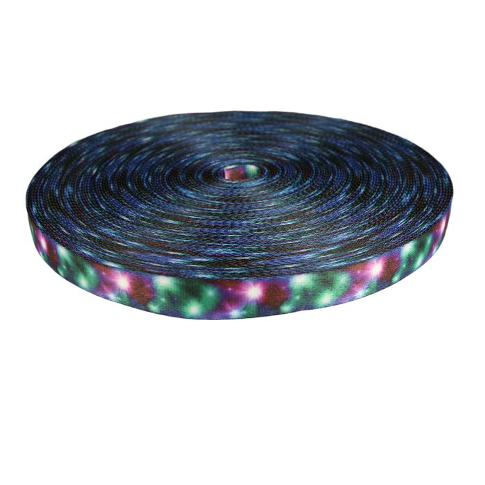 1 Inch Picture Quality Polyester Webbing Cosmic Ray
