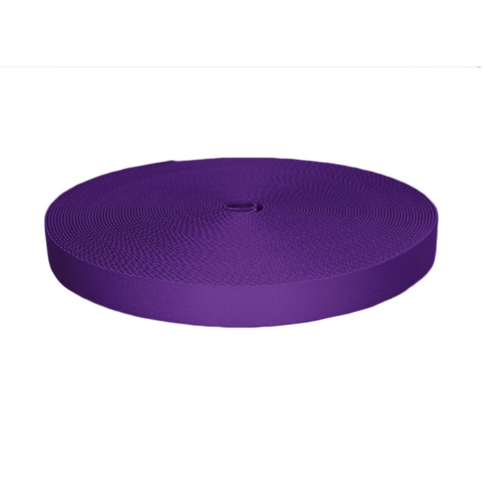 1 Inch Picture Quality Polyester Webbing Purple