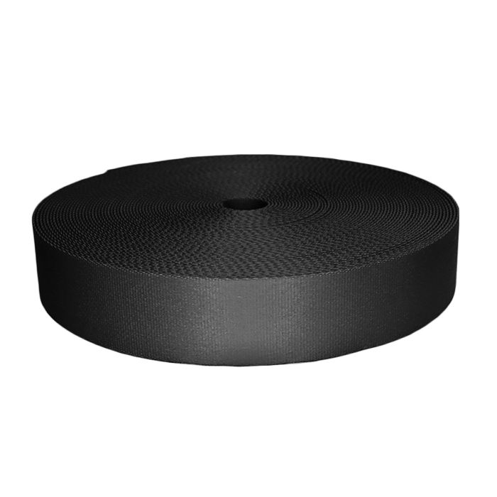 2 Inch Picture Quality Polyester Webbing Black