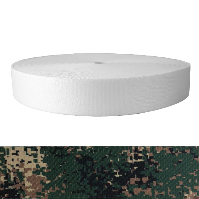 2 Inch Picture Quality Polyester Webbing Camouflage Jarhead