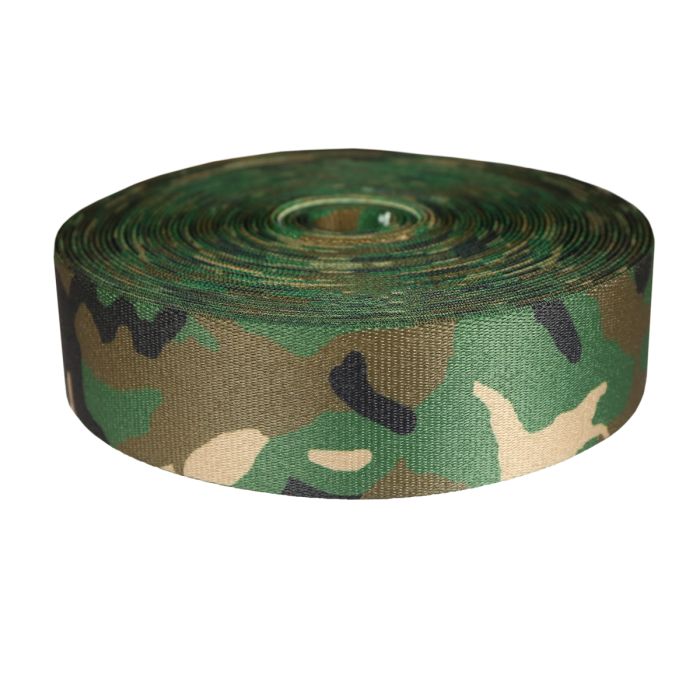 2 Inch Picture Quality Polyester Webbing Camouflage Original