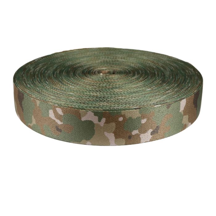 2 Inch Picture Quality Polyester Webbing Camouflage Quadra