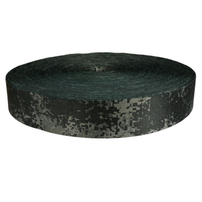 2 Inch Picture Quality Polyester Webbing Camouflage Digital Dark