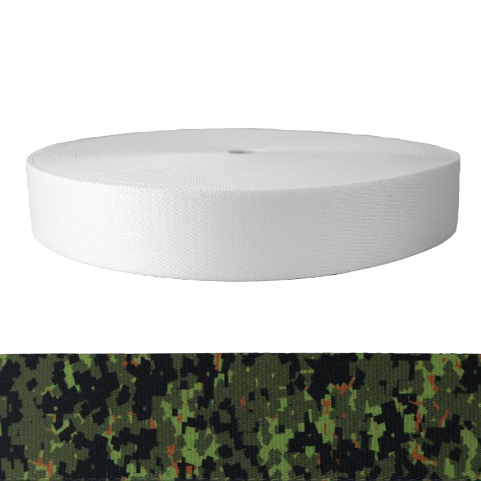 2 Inch Picture Quality Polyester Webbing Camouflage Digital Jungle