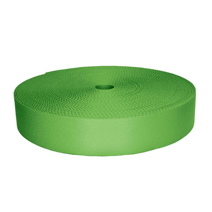 2 Inch Picture Quality Polyester Webbing Lime Green
