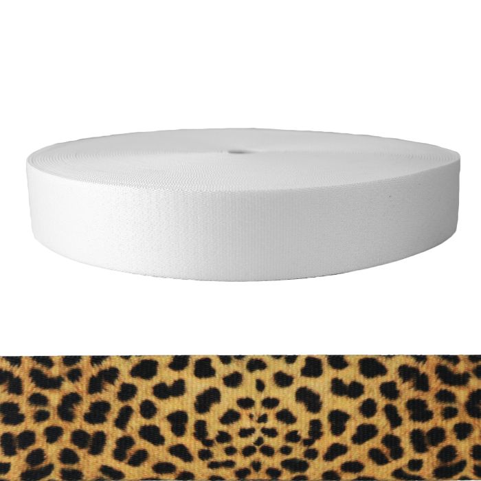 2 Inch Picture Quality Polyester Webbing Leopard