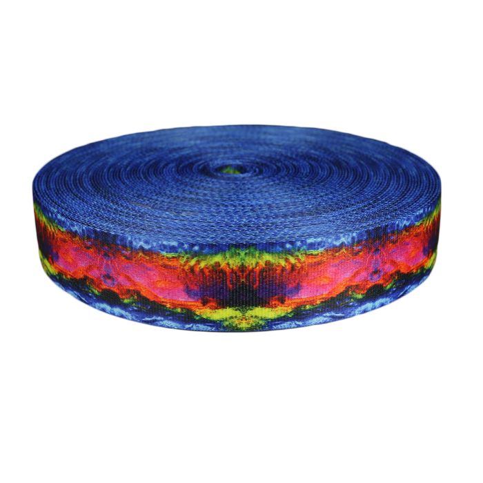 2 Inch Picture Quality Polyester Webbing Psychic Rainbow