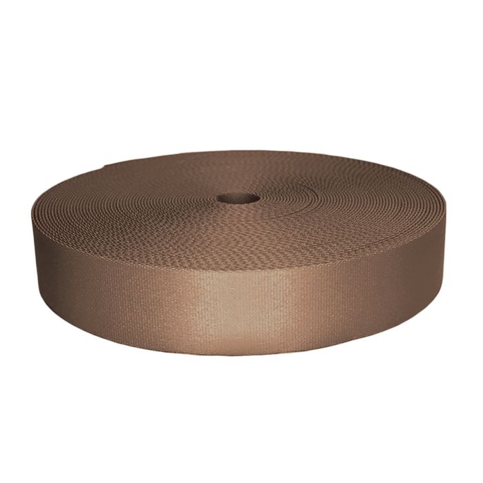2 Inch Picture Quality Polyester Webbing Tan