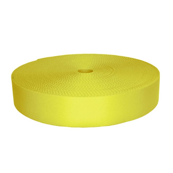 2 Inch Picture Quality Polyester Webbing Yellow