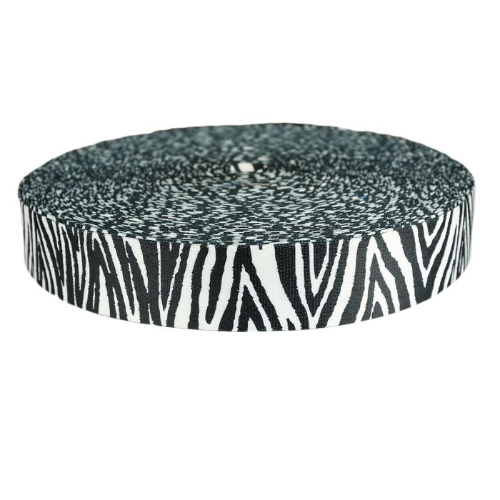 2 Inch Picture Quality Polyester Webbing Zebra