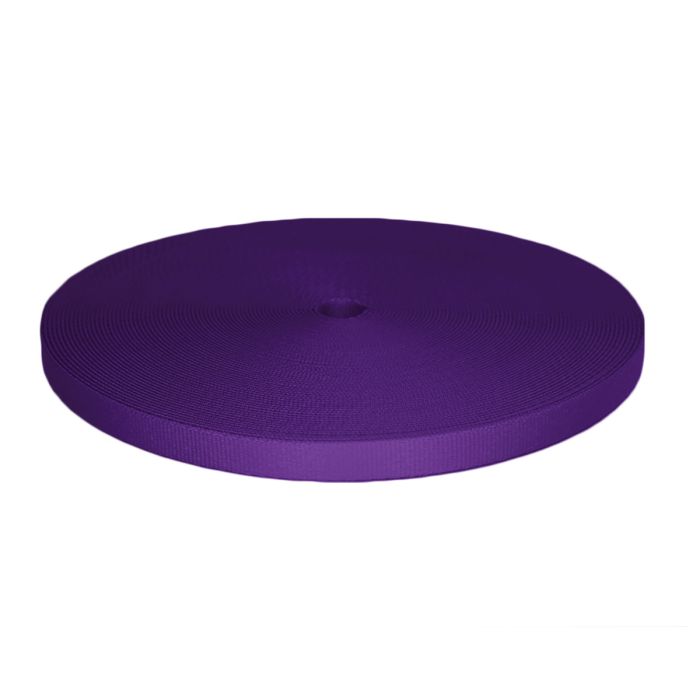 1/2 Inch Picture Quality Polyester Webbing Purple