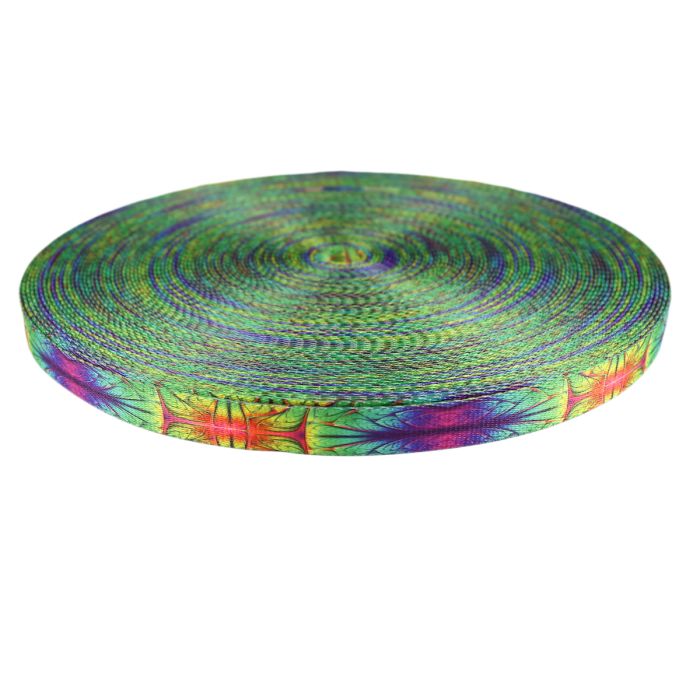 3/4 Inch Picture Quality Polyester Webbing Alien Skin