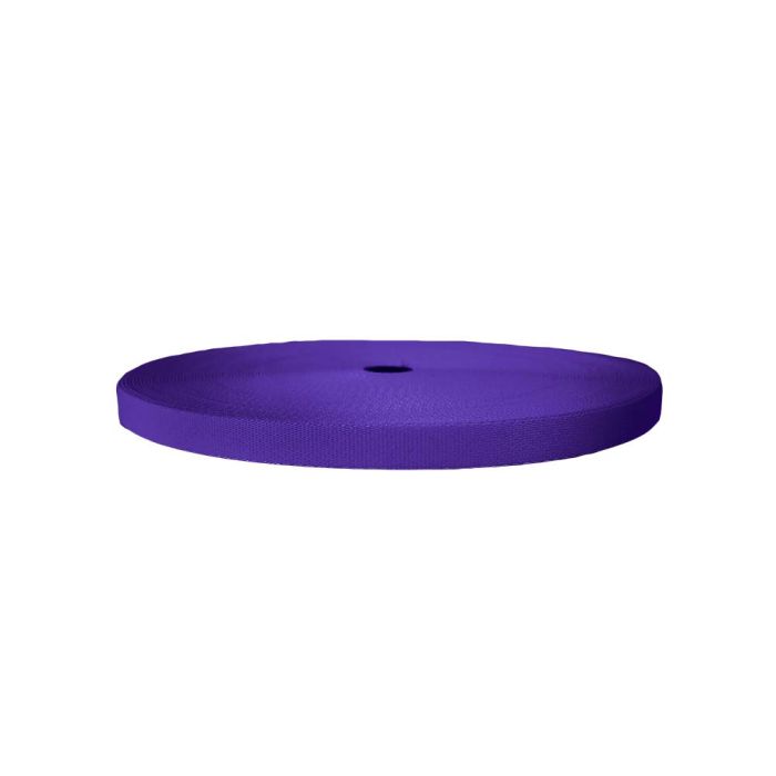 3/4 Inch Picture Quality Polyester Webbing Purple