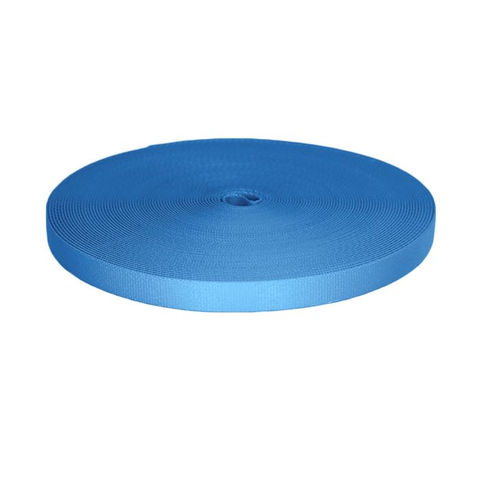 5/8 Inch Picture Quality Polyester Webbing Blue