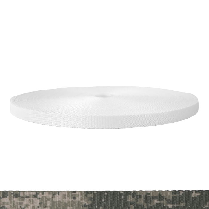 5/8 Inch Picture Quality Polyester Webbing Camouflage Digital Grunt