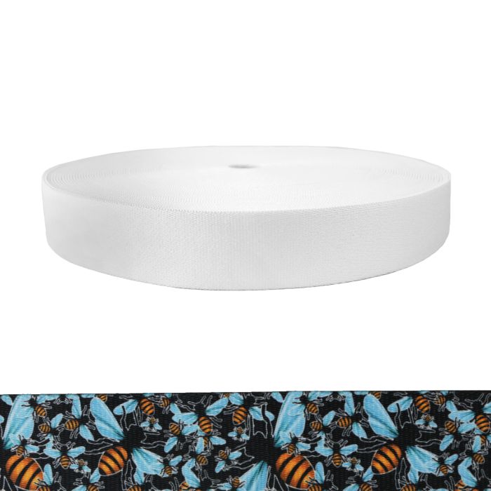 1-1/2 Inch Picture Quality Polyester Webbing Bees