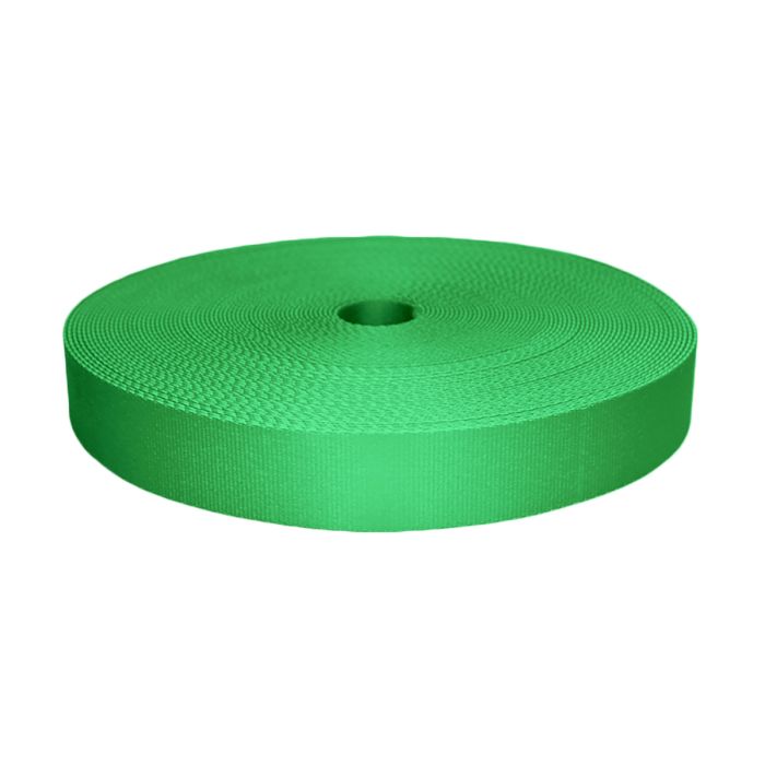 1-1/2 Inch Picture Quality Polyester Webbing Green