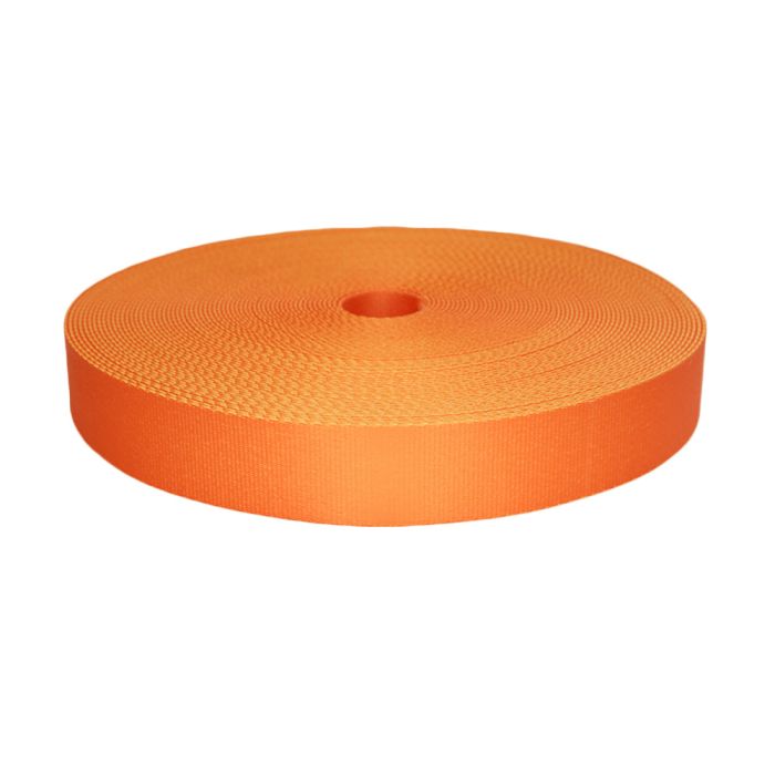 1-1/2 Inch Picture Quality Polyester Webbing Orange