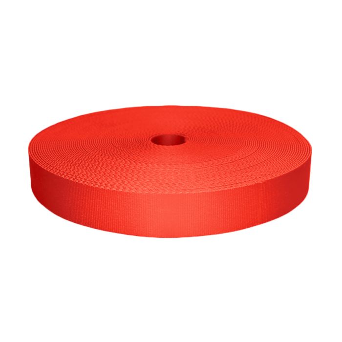 1-1/2 Inch Picture Quality Polyester Webbing Red