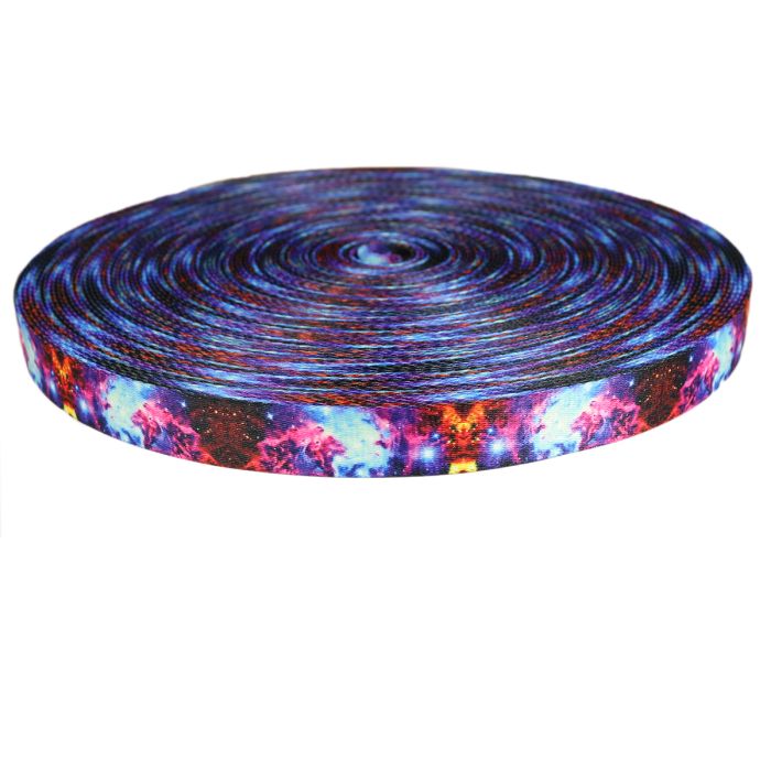 1-1/2 Inch Picture Quality Polyester Webbing Universe