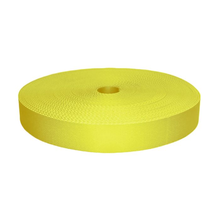 1-1/2 Inch Picture Quality Polyester Webbing Yellow