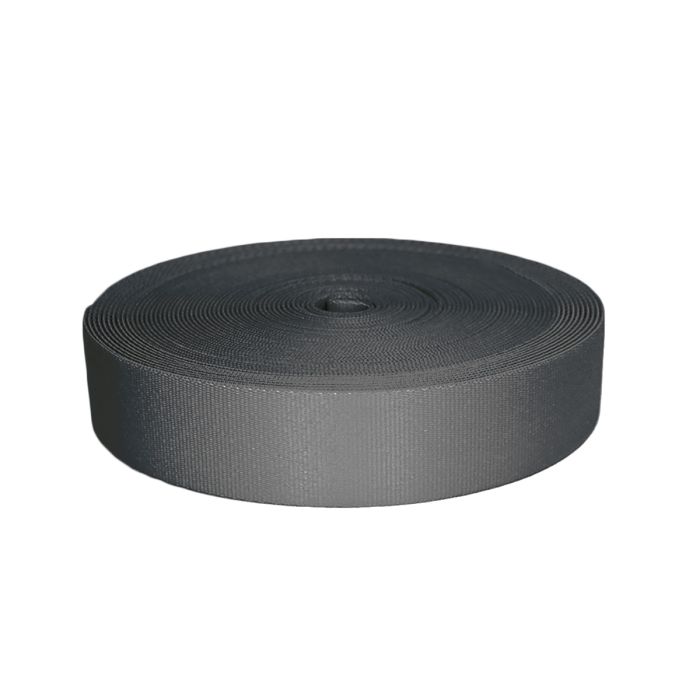 1-3/4 Inch Picture Quality Polyester Webbing Charcoal