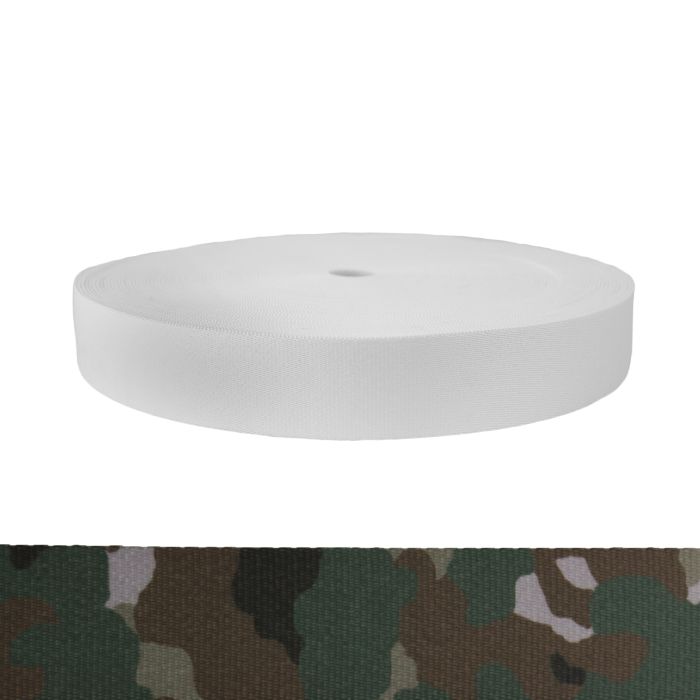 1-3/4 Inch Picture Quality Polyester Webbing Camouflage Quadra