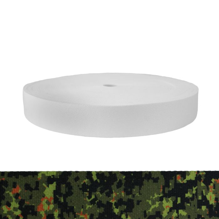 1-3/4 Inch Picture Quality Polyester Webbing Camouflage Digital Jungle