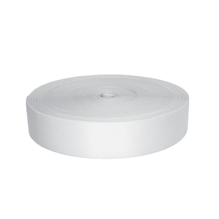 1-3/4 Inch Picture Quality Polyester Webbing White