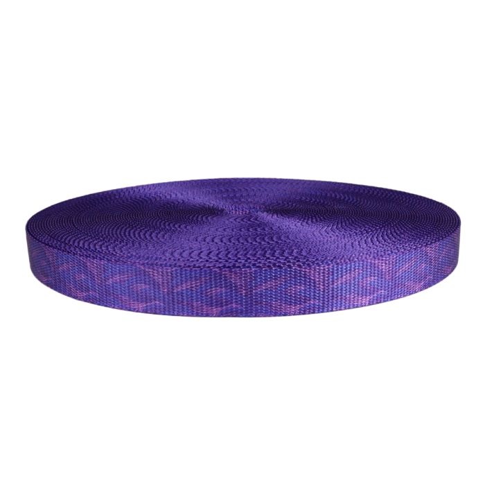 1 Inch Utility Polyester Webbing Endless Waves
