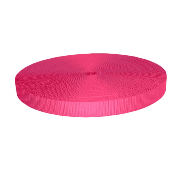 1 Inch Utility Polyester Webbing Pink