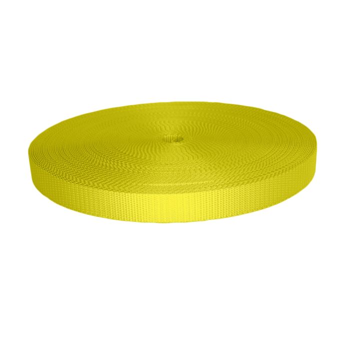 1 Inch Utility Polyester Webbing Yellow
